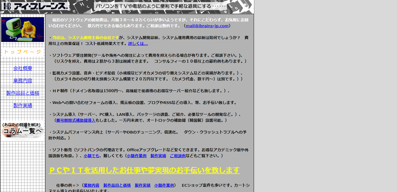 株式会社アイ・ブレーンズの株式会社アイ・ブレーンズ:システム開発サービス